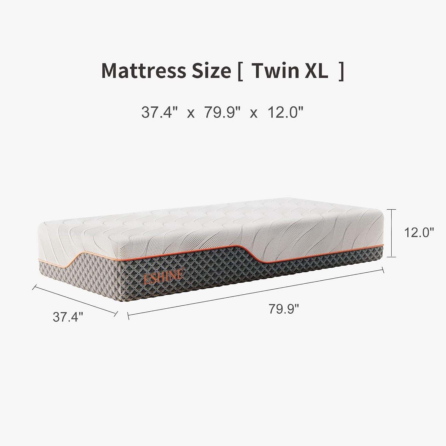 Adjustable Bed Frame + 12" Hybrid Mattress Split King(Medium) - Luxury Gel Memory Foam, Upholstered Bed Frames with Massage, USB, under Bed Night Light, Head and Foot Incline, Split King