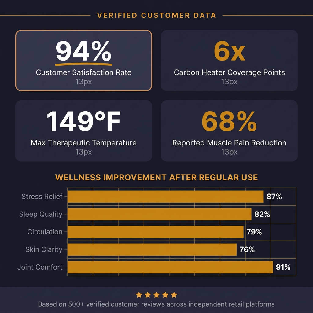 1 Person Extendable FAR Infrared Sauna for Home, Hemlock Wood Low EMF 6 Carbon Heaters Indoor Saunas with LED Lights, Bluetooth Speaker, Digital Control Panel, and Seating Bench — Results & Stats